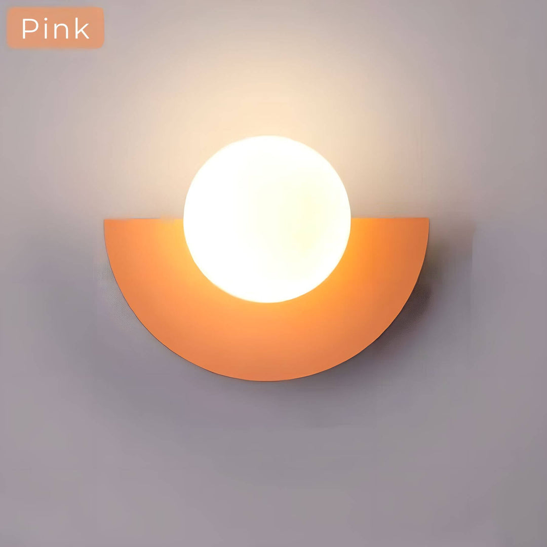 Minimalistisk Nordisk LED Væglampe med Varm Hvid Lys
