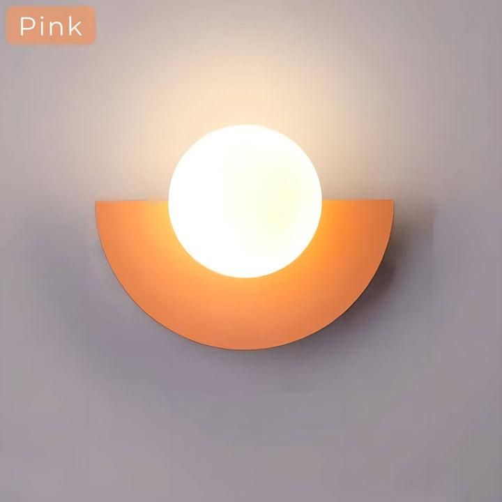 Minimalistisk Nordisk LED Væglampe med Varm Hvid Lys