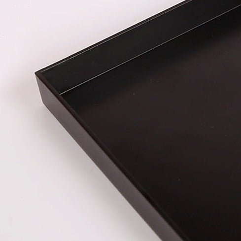 Firkantet Plast Serveringsbakke i Minimalistisk Design