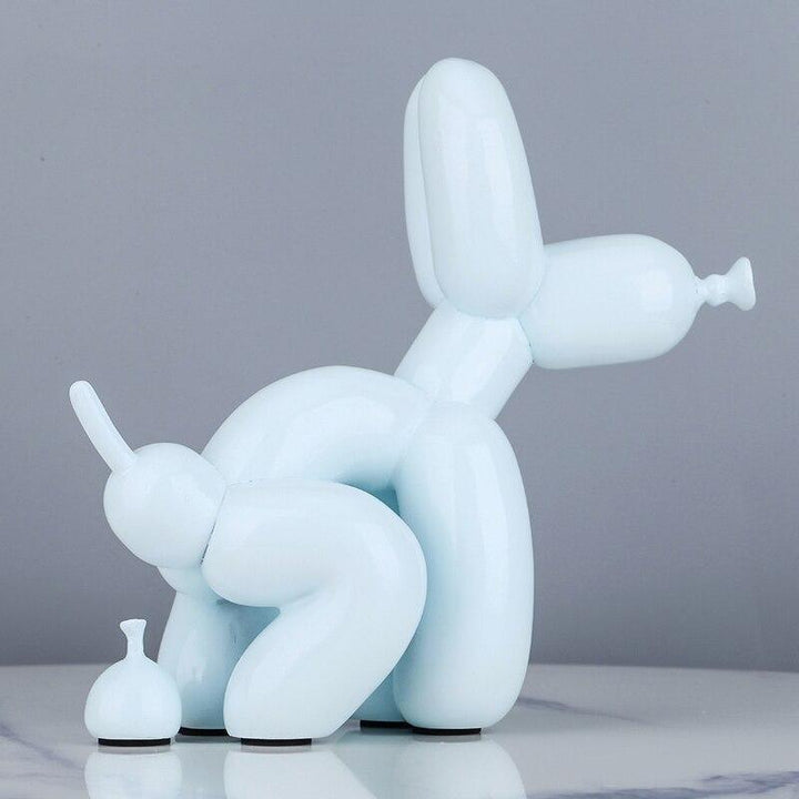 Livagtig Harlekin Hundefigur med Man og Hale