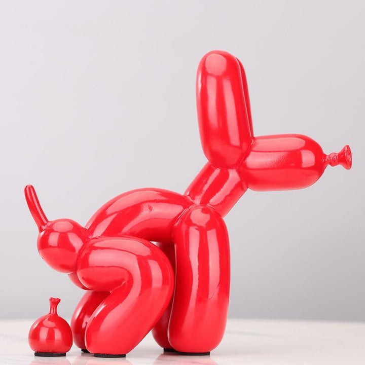Livagtig Harlekin Hundefigur med Man og Hale