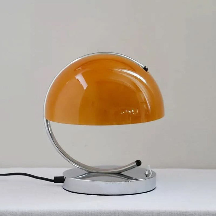 Svampeformet Glas Bordlampe i Skandinavisk Design