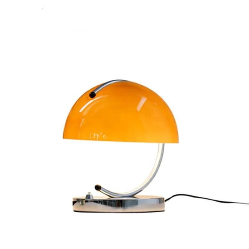 Svampeformet Glas Bordlampe i Skandinavisk Design