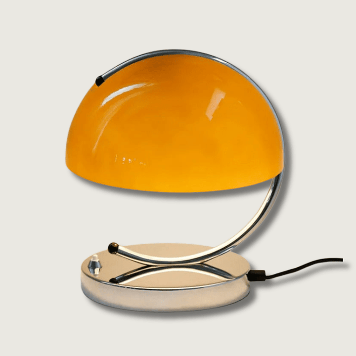 Svampeformet Glas Bordlampe i Skandinavisk Design