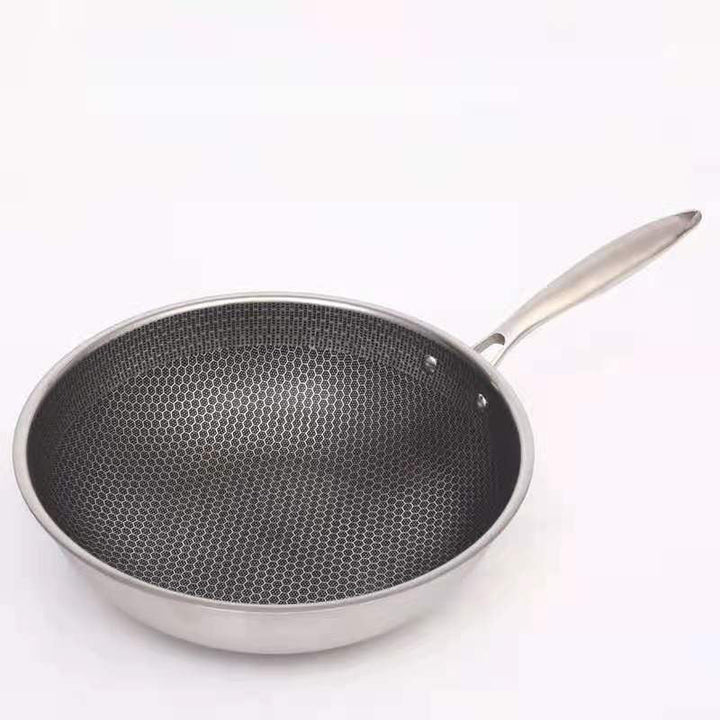 Ridsebestandig Non-Stick Stegepande i Rustfrit Stål