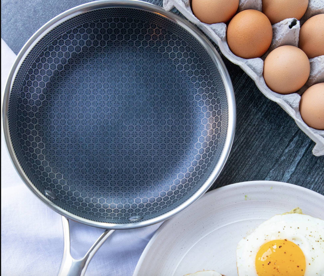 Ridsebestandig Non-Stick Stegepande i Rustfrit Stål