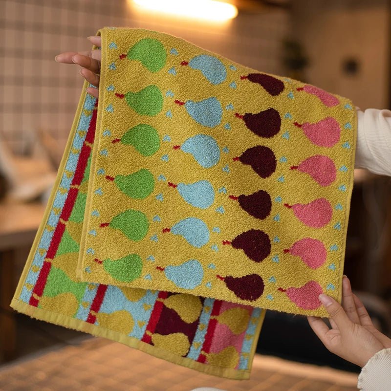 Økologisk Bomulds Håndklæde til Børn med Pære Motiv