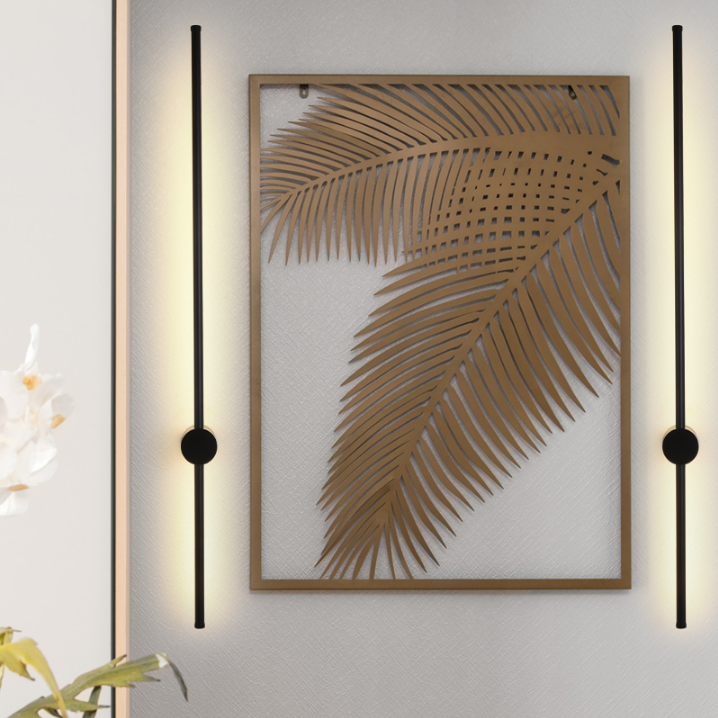 Minimalistisk LED Væglampe i Aluminium