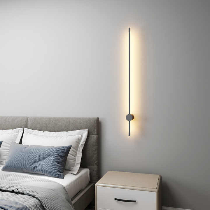 Minimalistisk Væglampe i Aluminium med Integreret LED