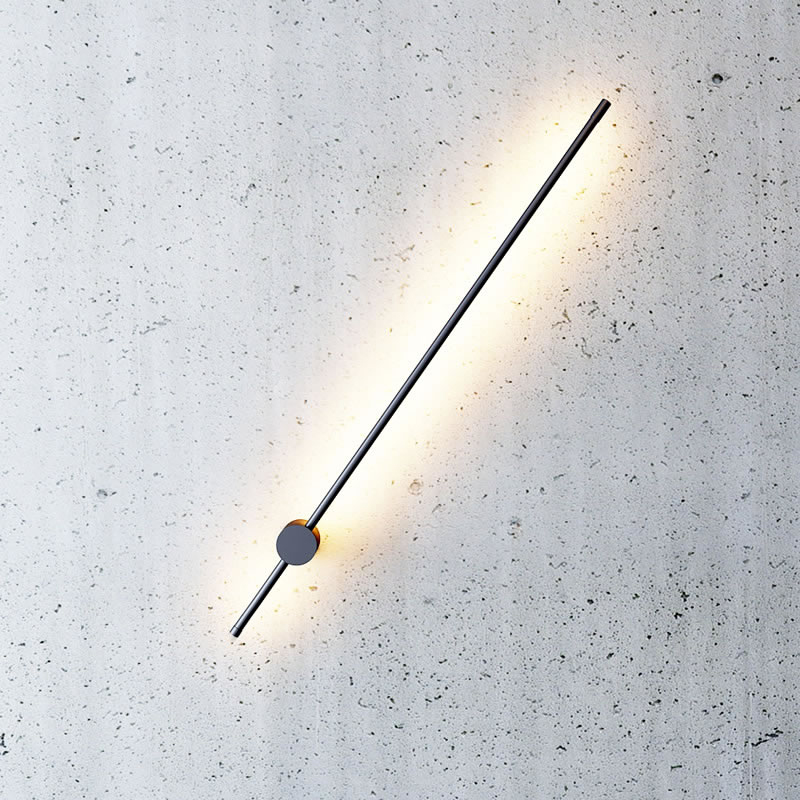 Minimalistisk Væglampe i Aluminium med Integreret LED