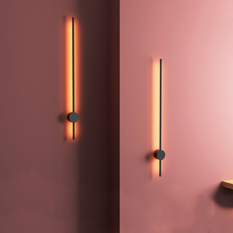 Minimalistisk Væglampe i Aluminium med Integreret LED