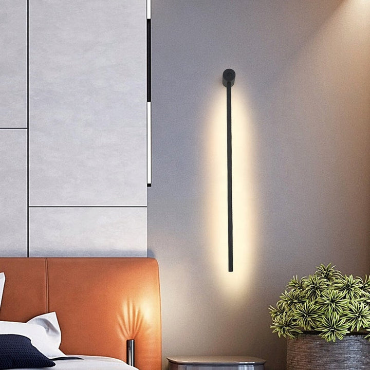 Minimalistisk LED Væglampe i Aluminium