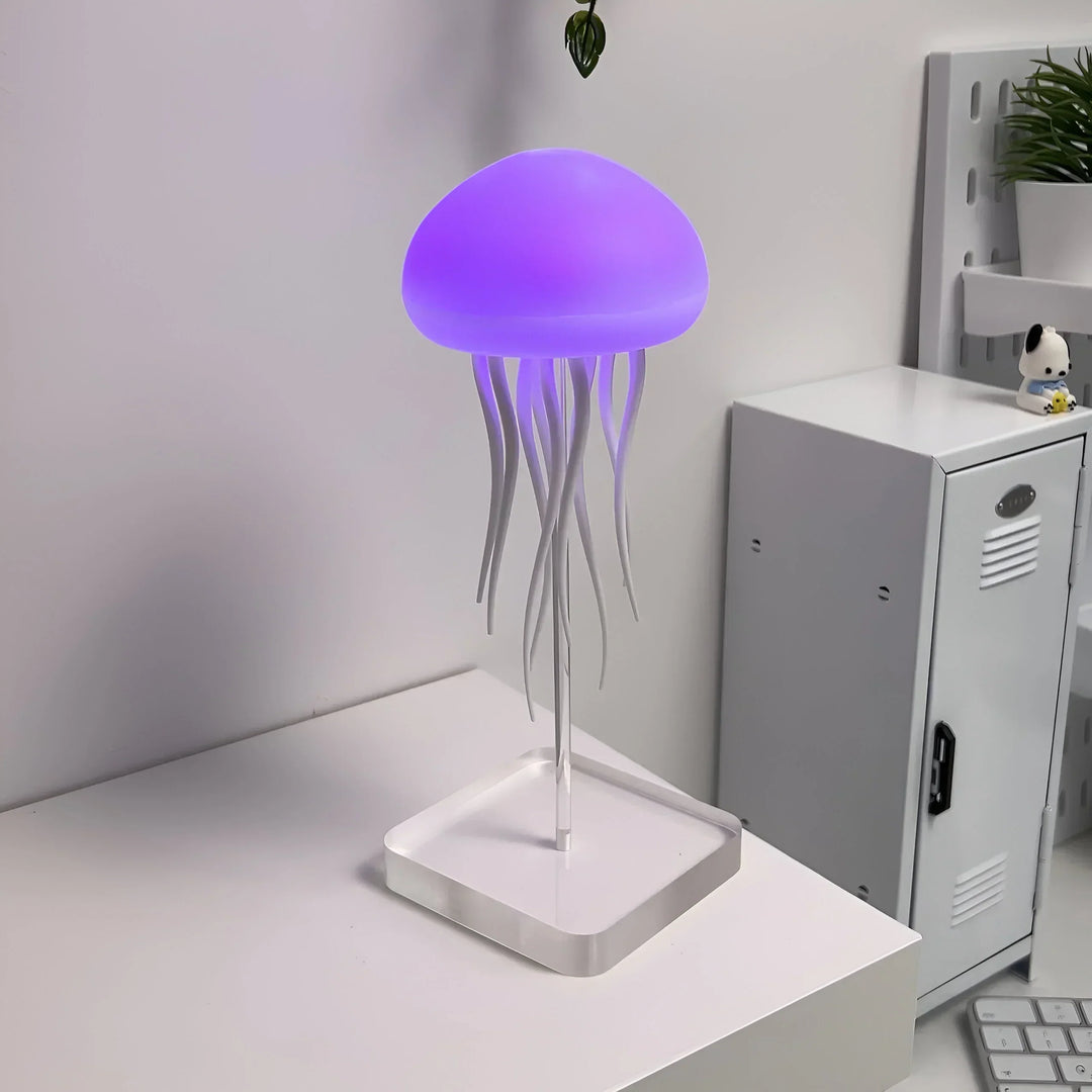 Farveskiftende LED Manetlampa med Fjernbetjening