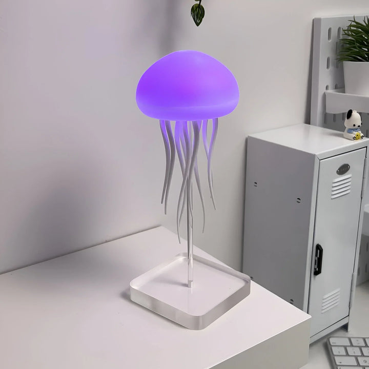 Farveskiftende LED Manetlampa med Fjernbetjening