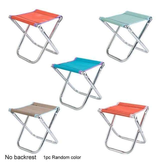 Ultralight Foldbar Strandstol i Rustfrit Stål