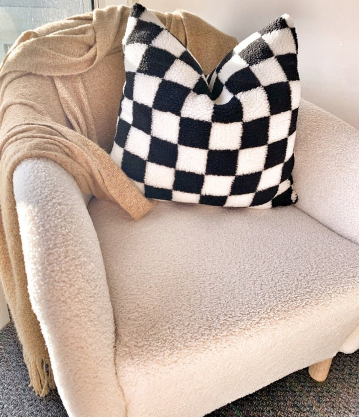 Ternet Plush Fleece Pudevår i Polyester-Bomuldsblanding