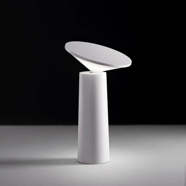 Dimmbar Bærbar Bordlampe med Justerbart Hoved og Genopladeligt Design