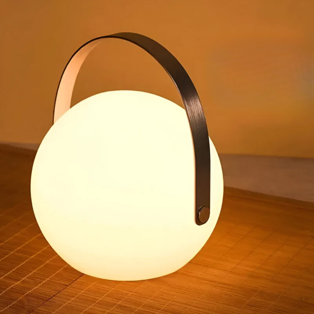 Vandtæt Trådløs Bordlampe med Genopladeligt Batteri