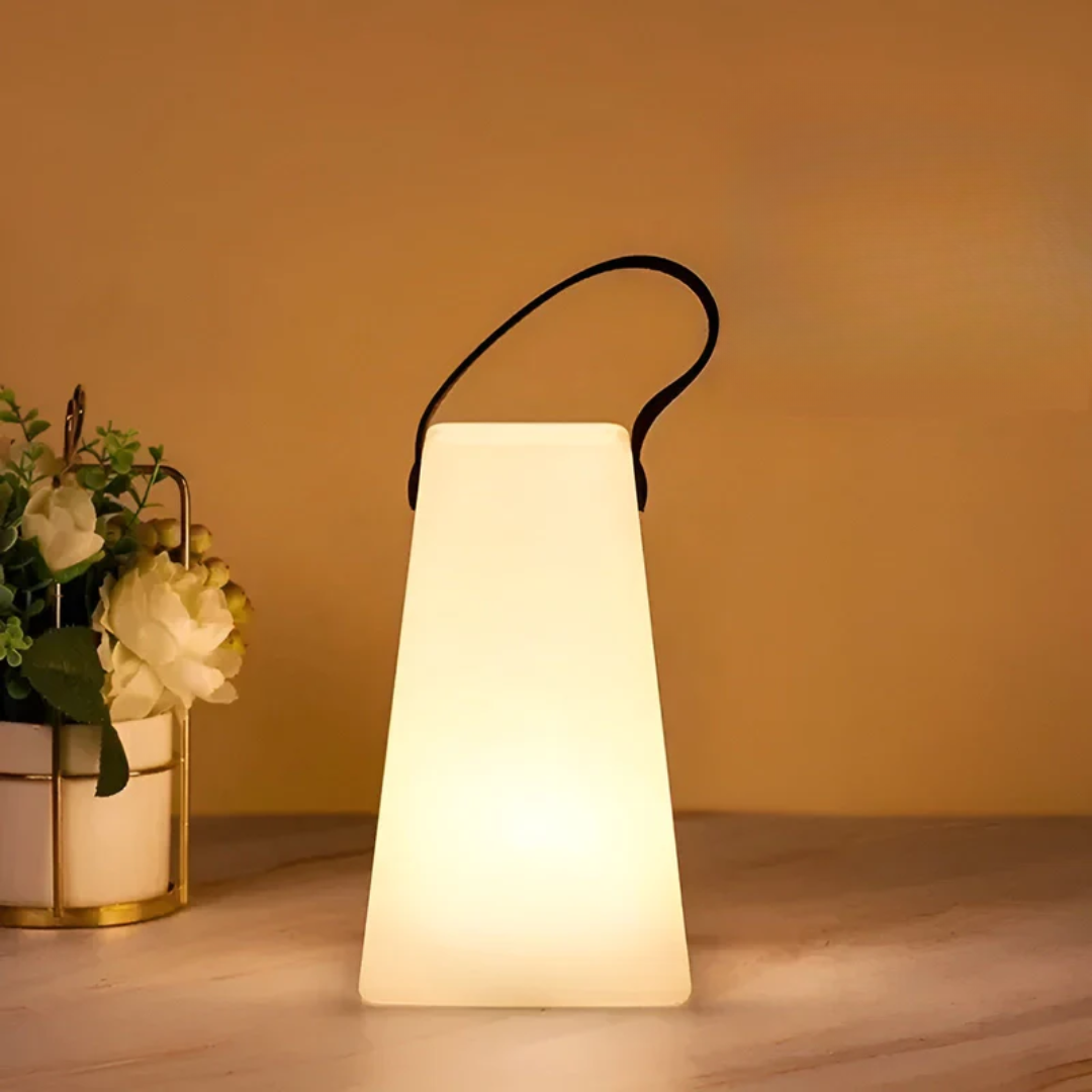 Vandtæt Trådløs Bordlampe med Genopladeligt Batteri