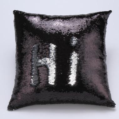 Interaktiv Havfrue Paillet Pude Betræk 40x40 cm