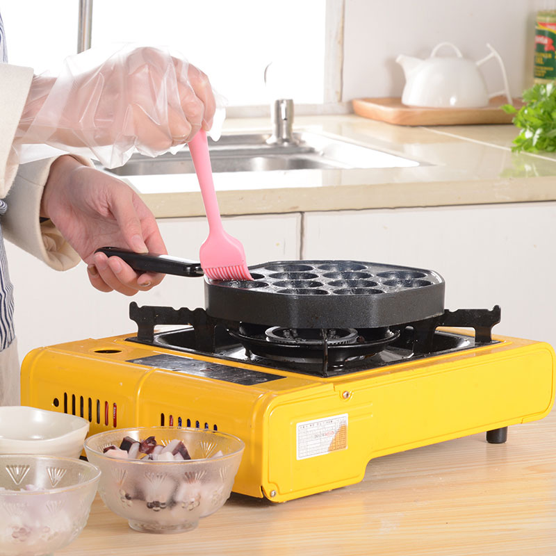 Takoyaki Pande med Non-Stick Overflade og Isoleret Håndtag
