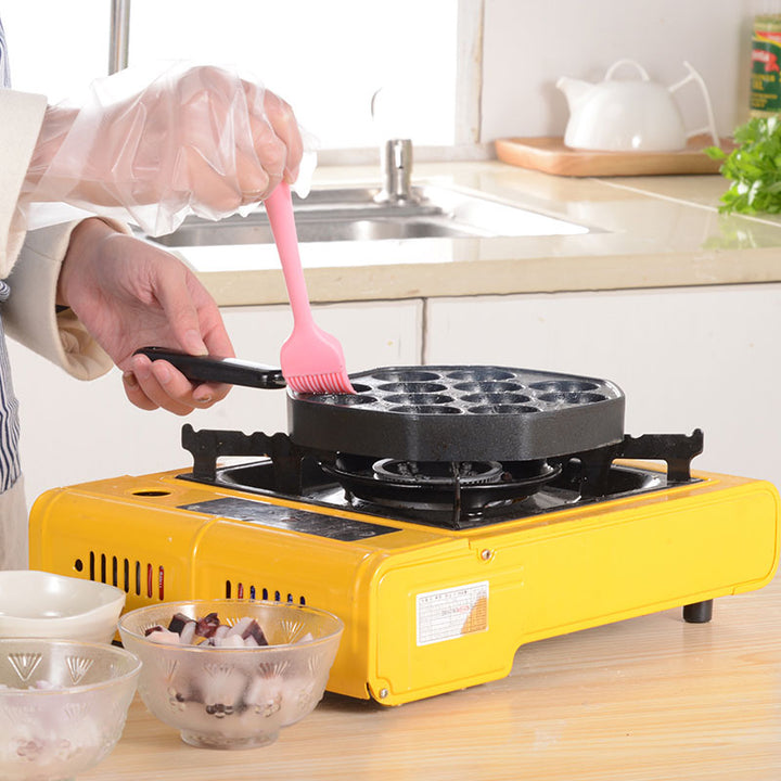Takoyaki Pande med Non-Stick Overflade og Isoleret Håndtag