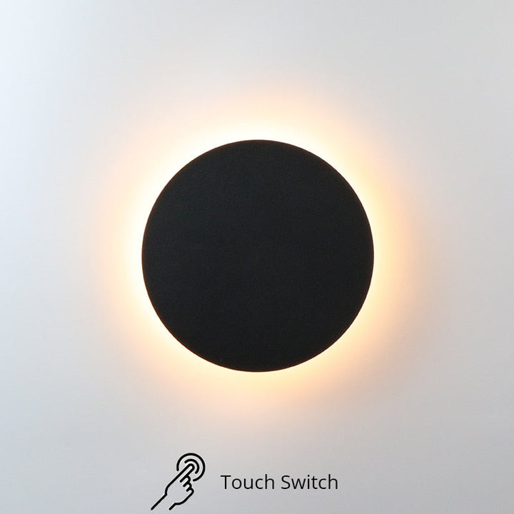 Moderne Touch LED Væglampe i Jern med Akrylskærm
