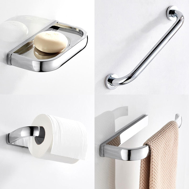 Stål Badeværelses Hardware Sæt med Tidløst Design