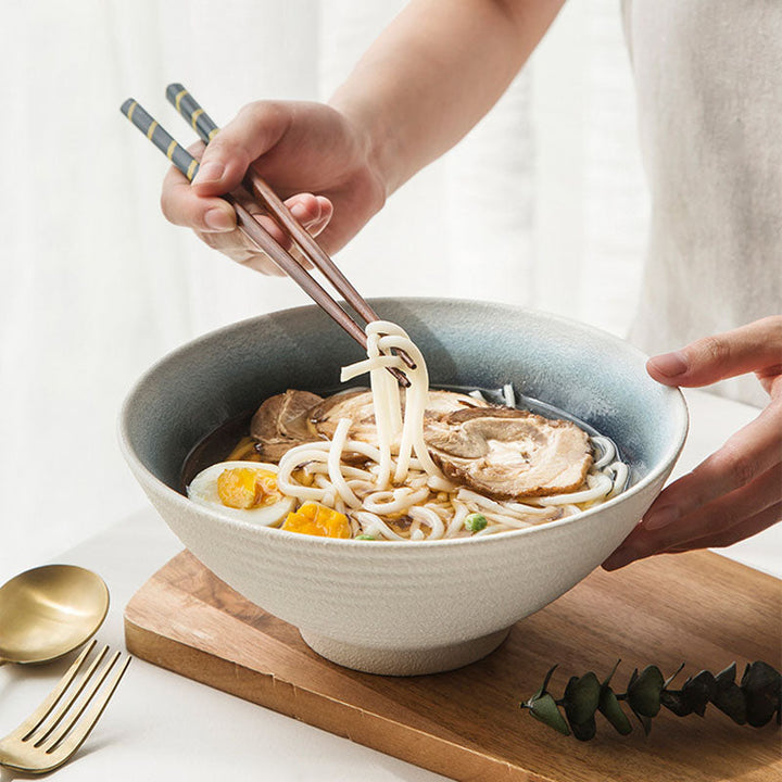 Miljøvenlig Japansk Ramen Skål i Keramik, 1200 mL