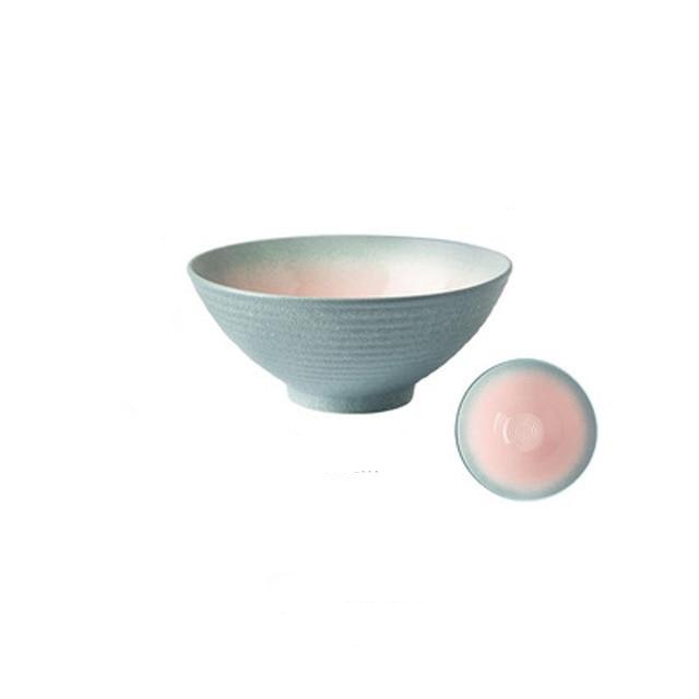 Miljøvenlig Japansk Ramen Skål i Keramik - 1200 mL, 6 Farver