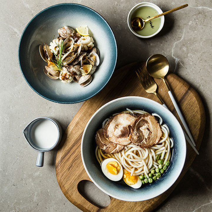 Miljøvenlig Japansk Ramen Skål i Keramik, 1200 mL