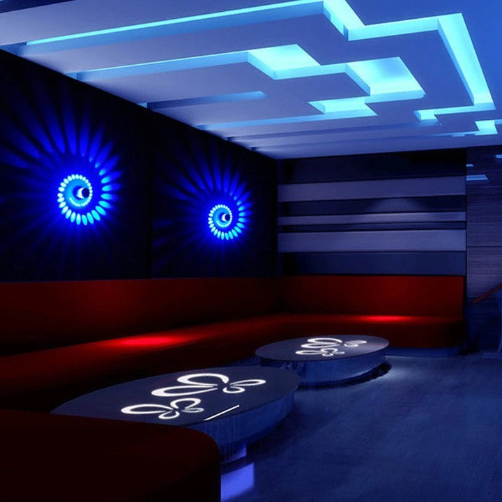 Spiral LED Downlight med Børstet Nikkelfinish