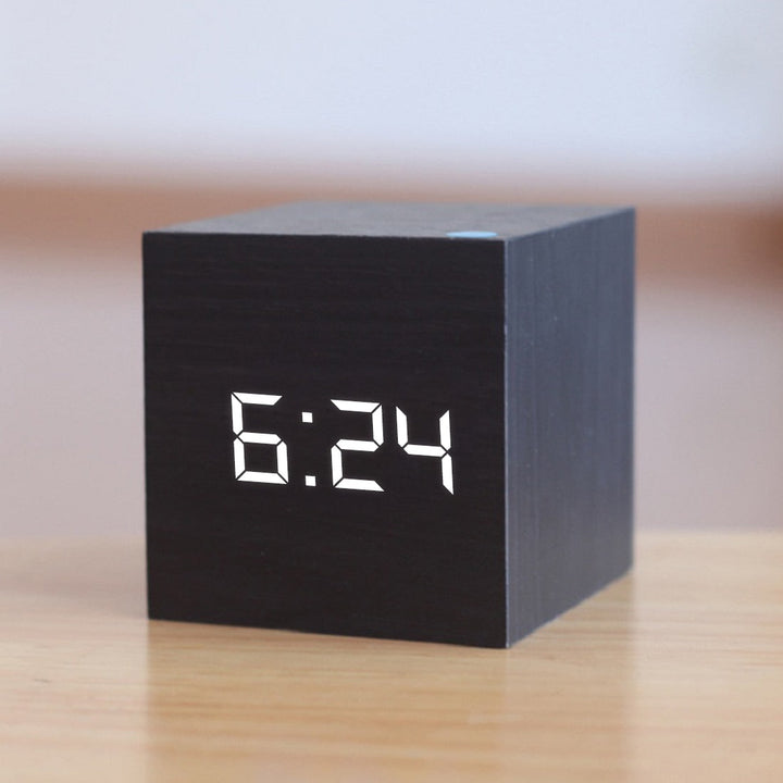 Mini Digital LED Ur med Alarm og Temperaturdisplay