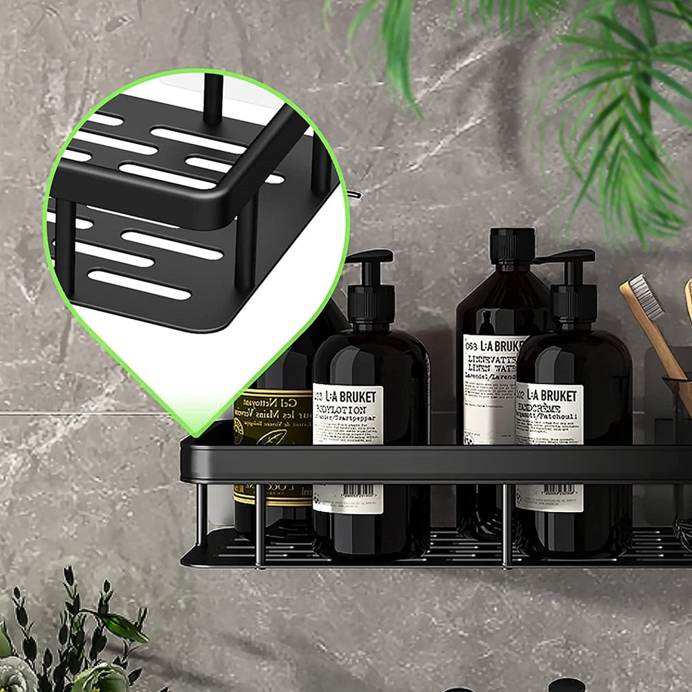 Metal Sugekop Badeværelseshylder til Organisering af Kosmetik og Håndklæder