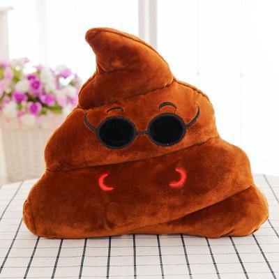 Emoji Pude Sæt i Blødt Polyester med Forskellige Humørdesigns