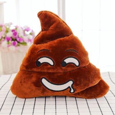 Emoji Pude Sæt i Blødt Polyester med Forskellige Humørdesigns
