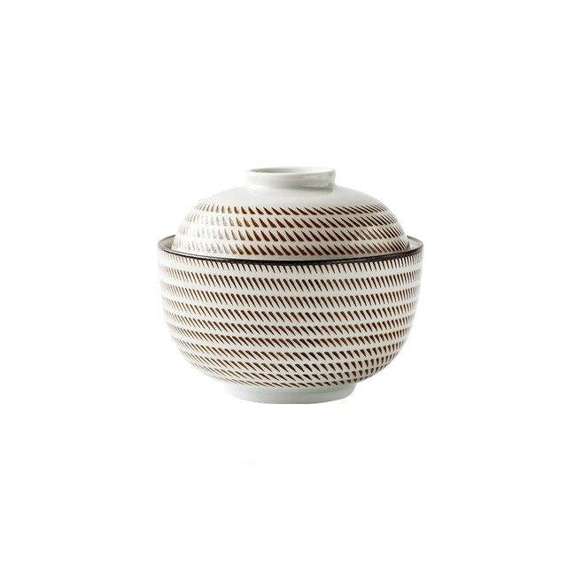 Miljøvenlig Japansk Miso Skål i Porcelæn - 4 Farver, 2 Størrelser