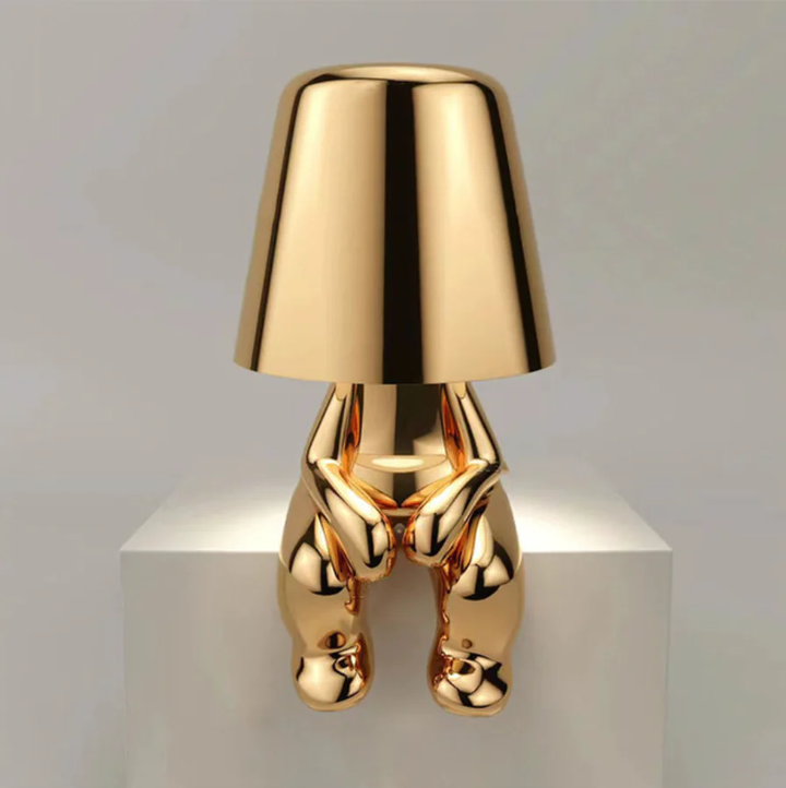 Dæmpbar Moderne LED Bordlampe med Kunstnerisk Design