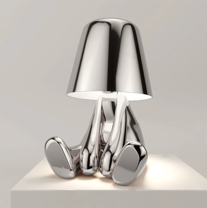 Dæmpelig Moderne LED Bordlampe med Kunstnerisk Design