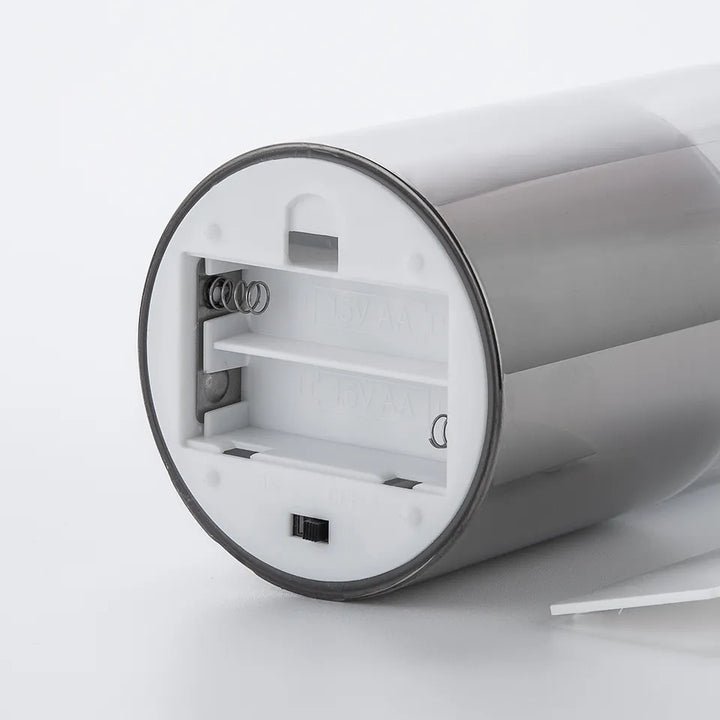 Flameless Lys Sæt med Glasbur og Flakkende Flamme Effekt