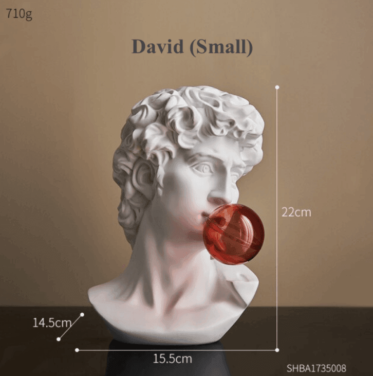 Elegant Abstrakt Græsk Skulptur i Resin