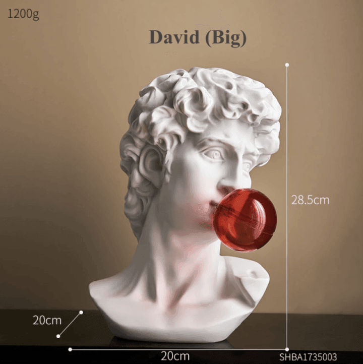 Elegant Abstrakt Græsk Skulptur i Resin