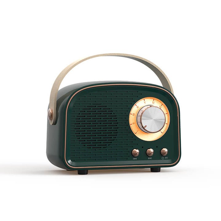 Retro Bluetooth Højttaler med 45mm Lyd og 8 Timer Batterilevetid