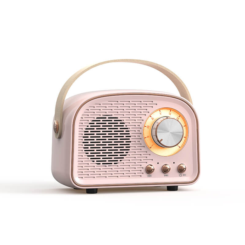 Retro Bluetooth Højttaler med 45mm Lyd og 8 Timer Batterilevetid