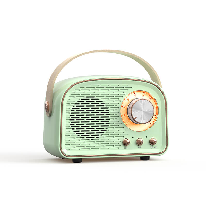 Retro Bluetooth Højttaler med 45mm Lyd og 8 Timer Batterilevetid