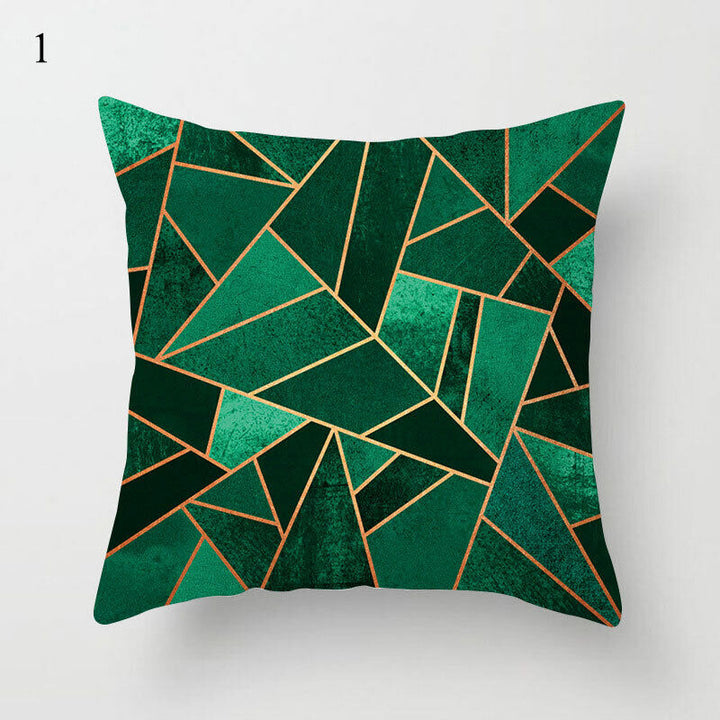 Flerfarvet Abstrakt Kunst Pude Cover i Polyester