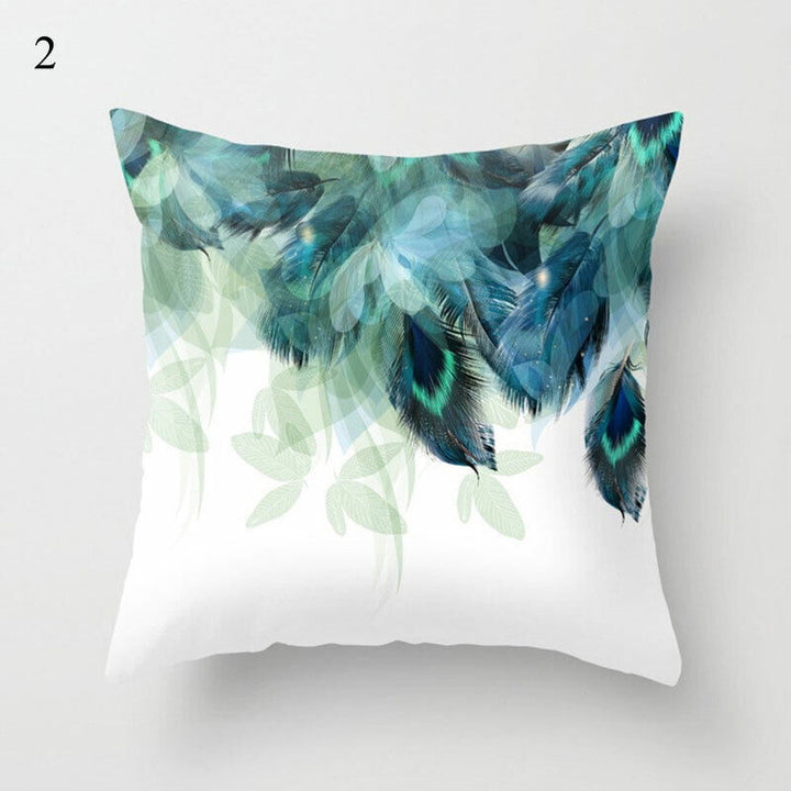 Flerfarvet Abstrakt Kunst Pude Cover i Polyester