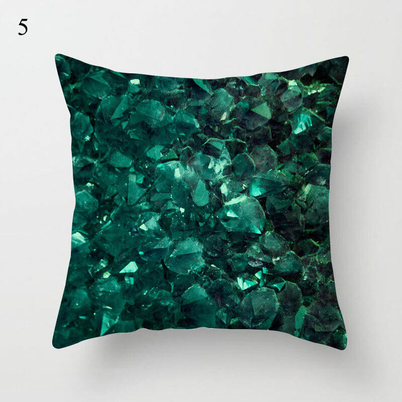 Flerfarvet Abstrakt Kunst Pude Cover i Polyester