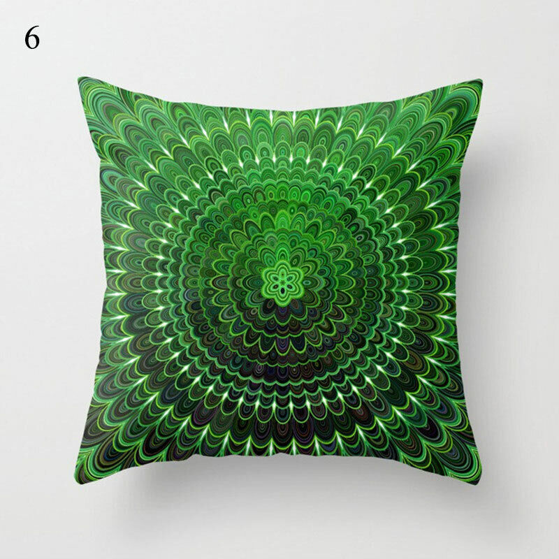 Flerfarvet Abstrakt Kunst Pude Cover i Polyester