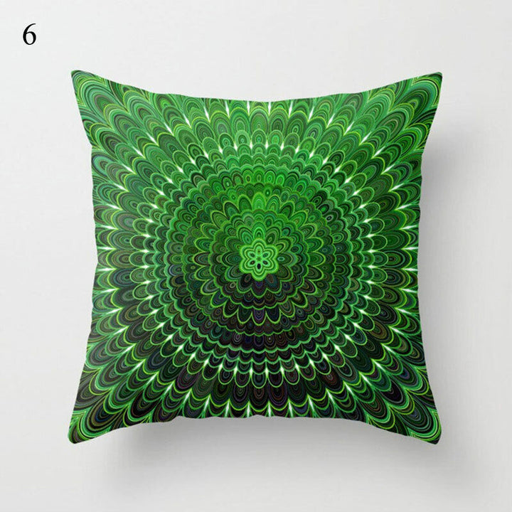 Flerfarvet Abstrakt Kunst Pude Cover i Polyester
